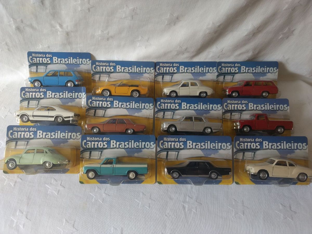 Cole O Completa Miniatura Hist Ria Dos Carros Brasileiros Produto