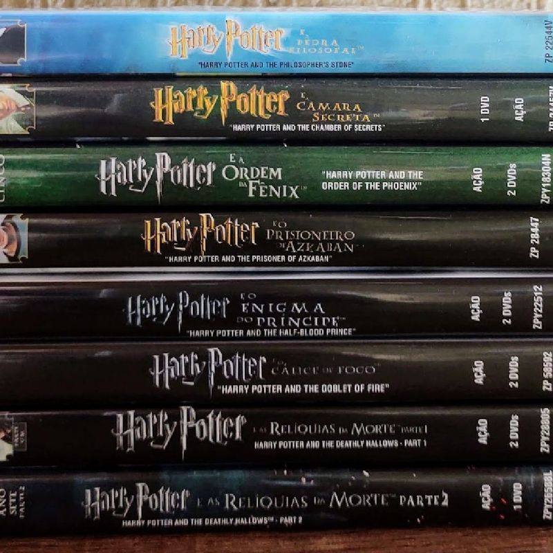 DVDs Filmes - Coleção Completa Harry Potter