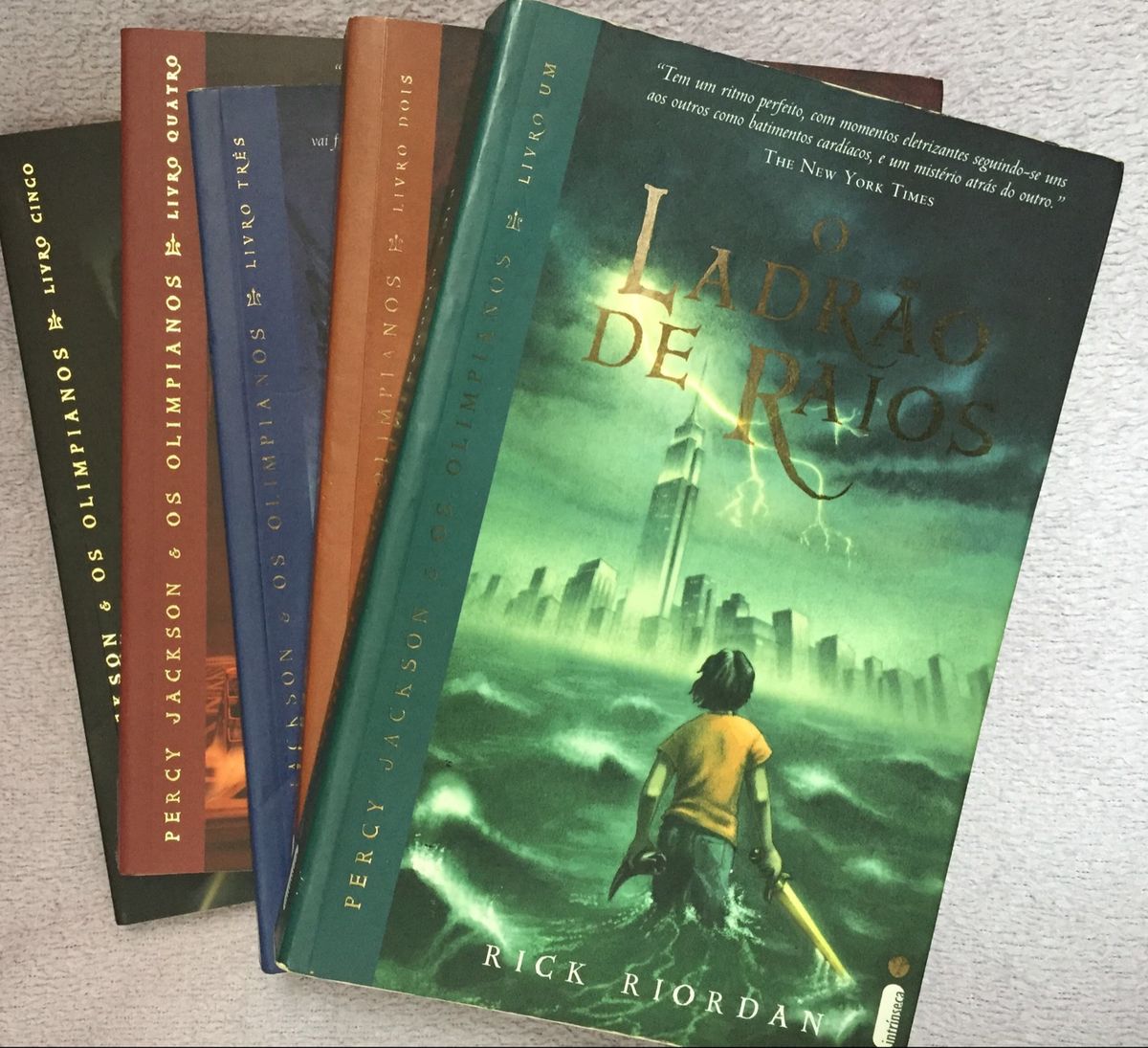 Coleção Completa Percy Jackson Livro Intrinseca Usado 38865388 Enjoei