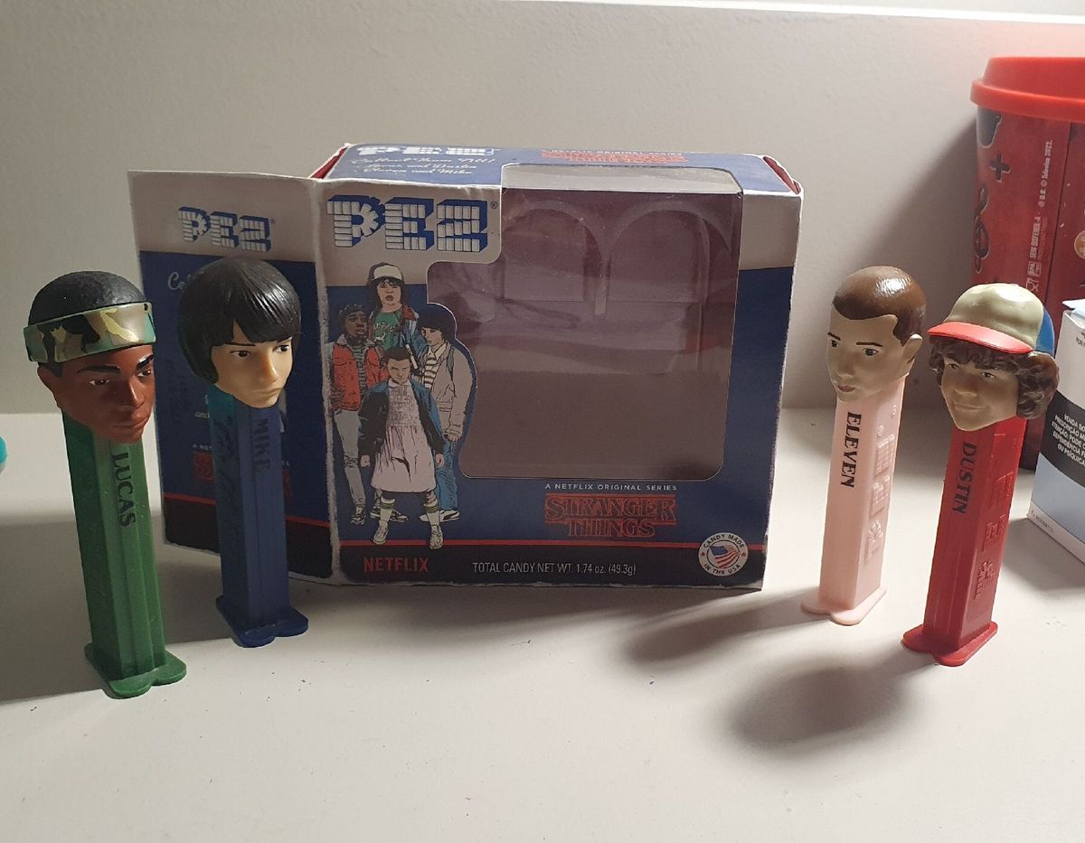 Coleção Completa Pez Stranger Things | Filme e Série Pez Usado 77398790 ...