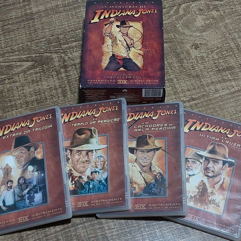 Coleção Digital Indiana Jones Todos os Filmes Completo Dublado