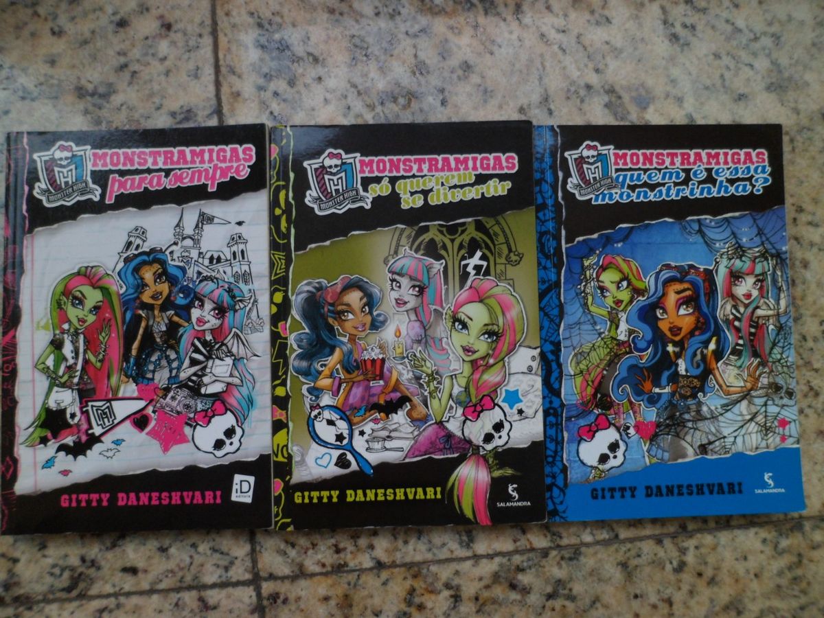 Coleção de 3 Livros Monster High - Monstramigas | Livro Editora ...