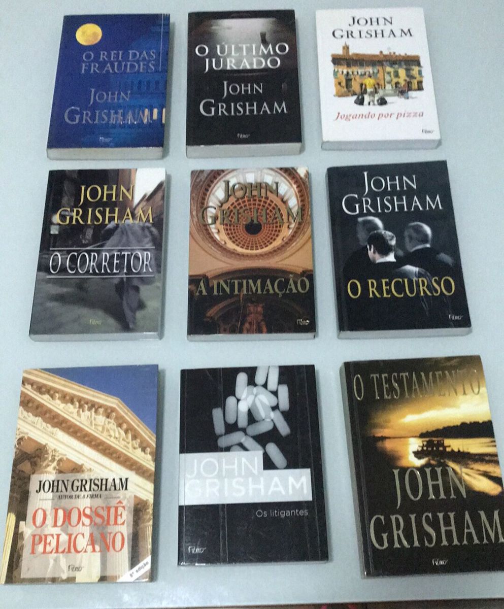 Coleção de 9 Livros - Autor John Grisham | Livro Editora Rocco Usado ...