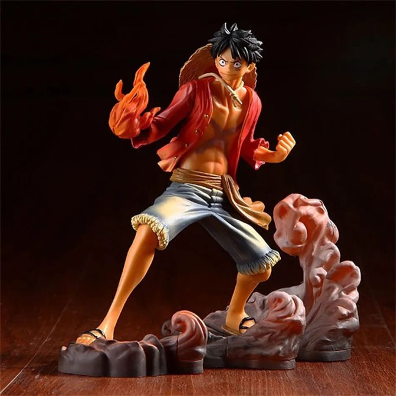 Conjunto de Bonecos One Piece: Luffy, Ace e Sanji - Aventuras Épicas d