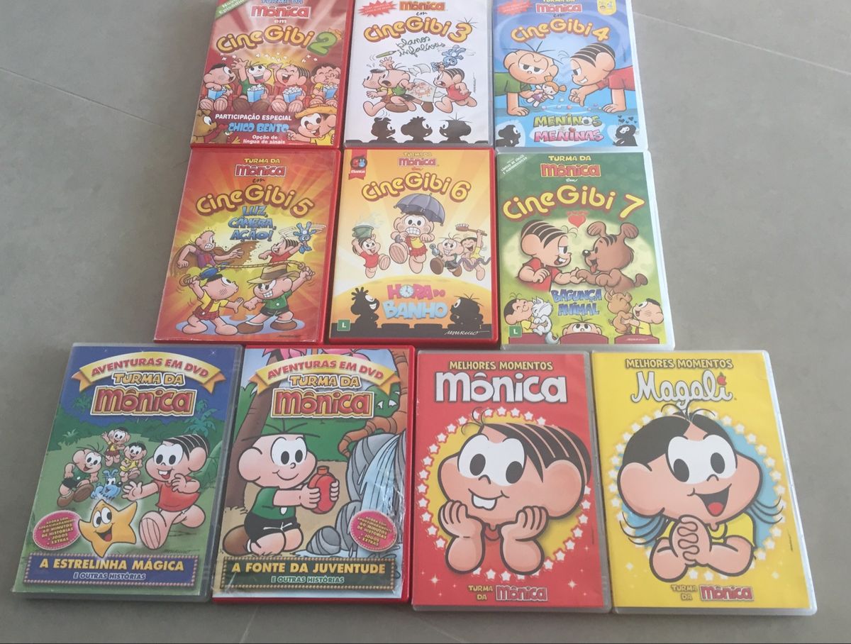 Coleção De Dvds Originais Turma Da Monica Item Infantil Turma Da Mônica Usado 45783745 Enjoei 3416