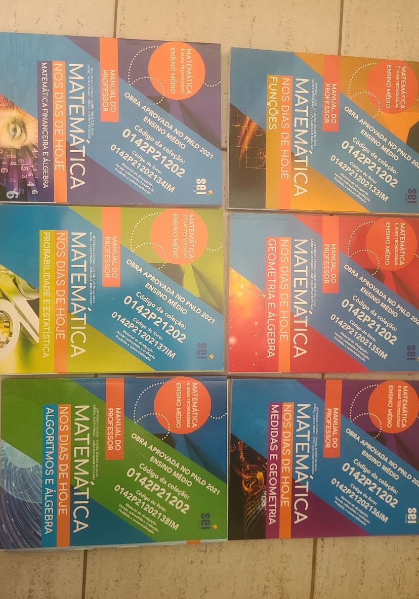 Coleção de Livros de Matemática Ensino Médio | Livro Sei Usado ...