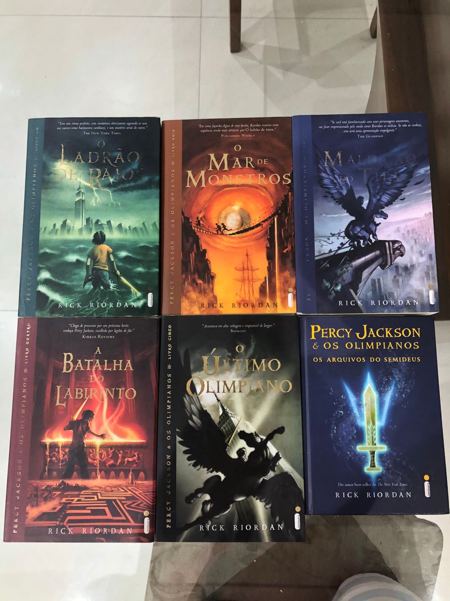 Coleção De Livros Percy Jackson Livro Usado 71954031 Enjoei