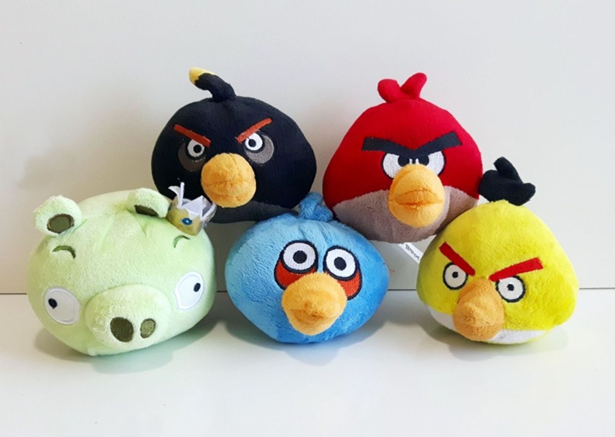 Coleção de Pelúcias Angry Birds | Pelúcia Angry Birds Usado 21330319 ...