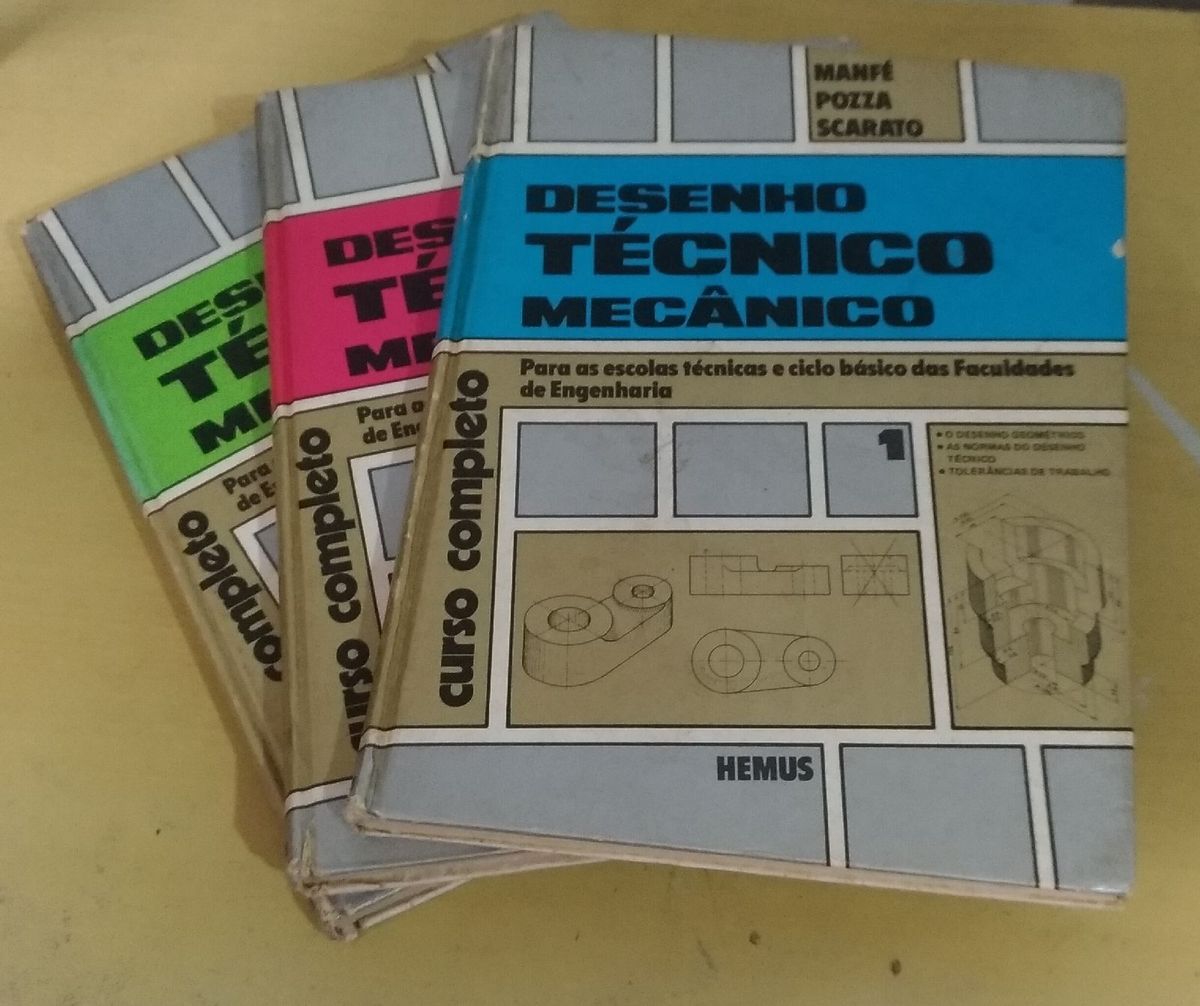 Coleção Desenho Técnico Mecânico 3 Volumes Livro Hemus Usado 31873488 Enjoei 1192