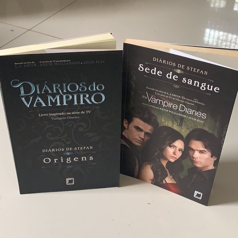 Kit 5 livros diarios de um vampiro Diários de Stefan em Promoção