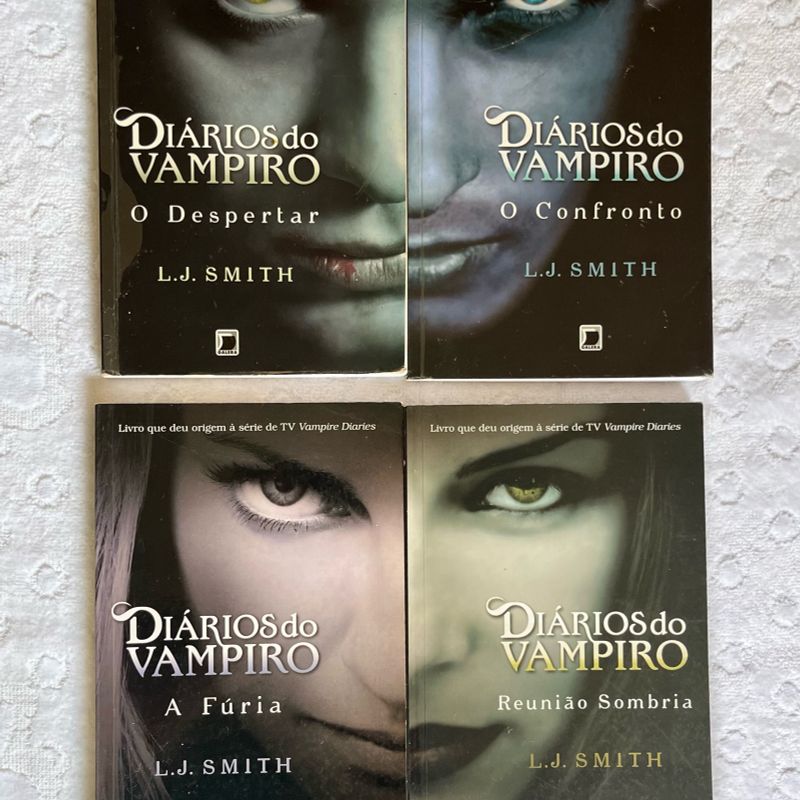 Livros Diários do Vampiro - usados - de L. J. Smith - leia a