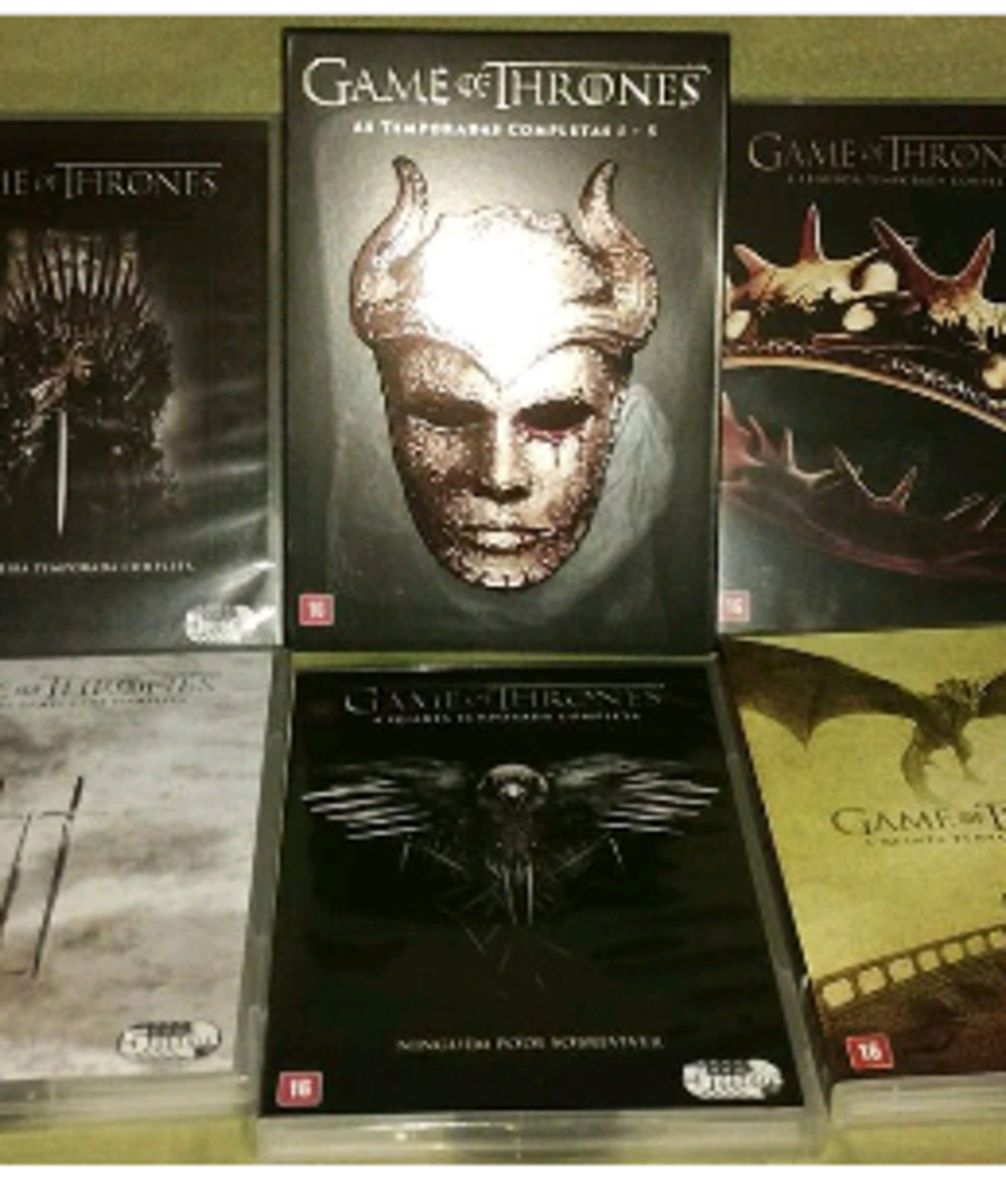 Coleção Dvd Game Of Thrones 5 Temporadas Completas Filme e Série