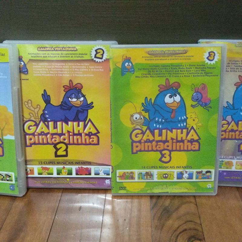 Dvds Galinha Pintadinha, Coleção Completa, Item Infantil Dvd Video Usado  51974289