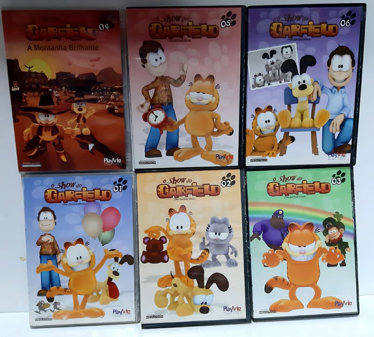 Coleção em Dvd O Show do Garfield - 8 Dvd's | Filme e Série Playarte ...