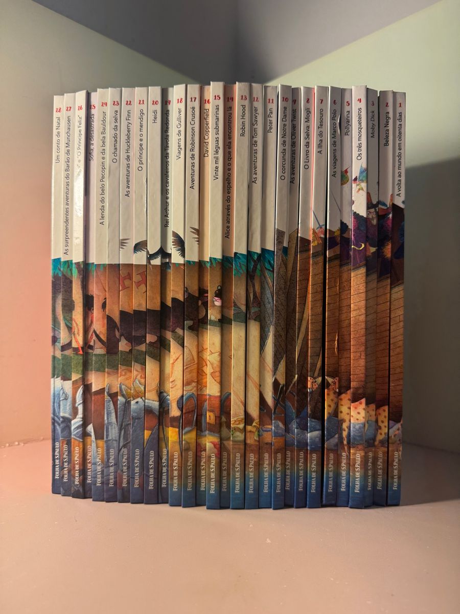 Coleção Exclusiva da Folha de S. Paulo com 28 Livros Infantis em Capa ...