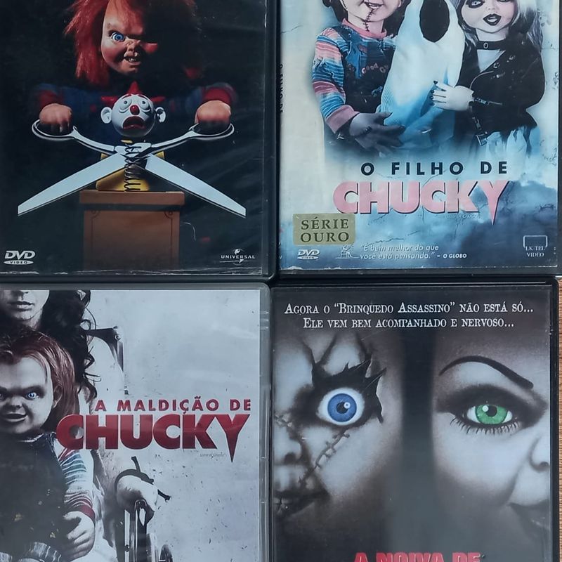 Coleção Filmes Dvd Chucky, Filme e Série Usado 86843488