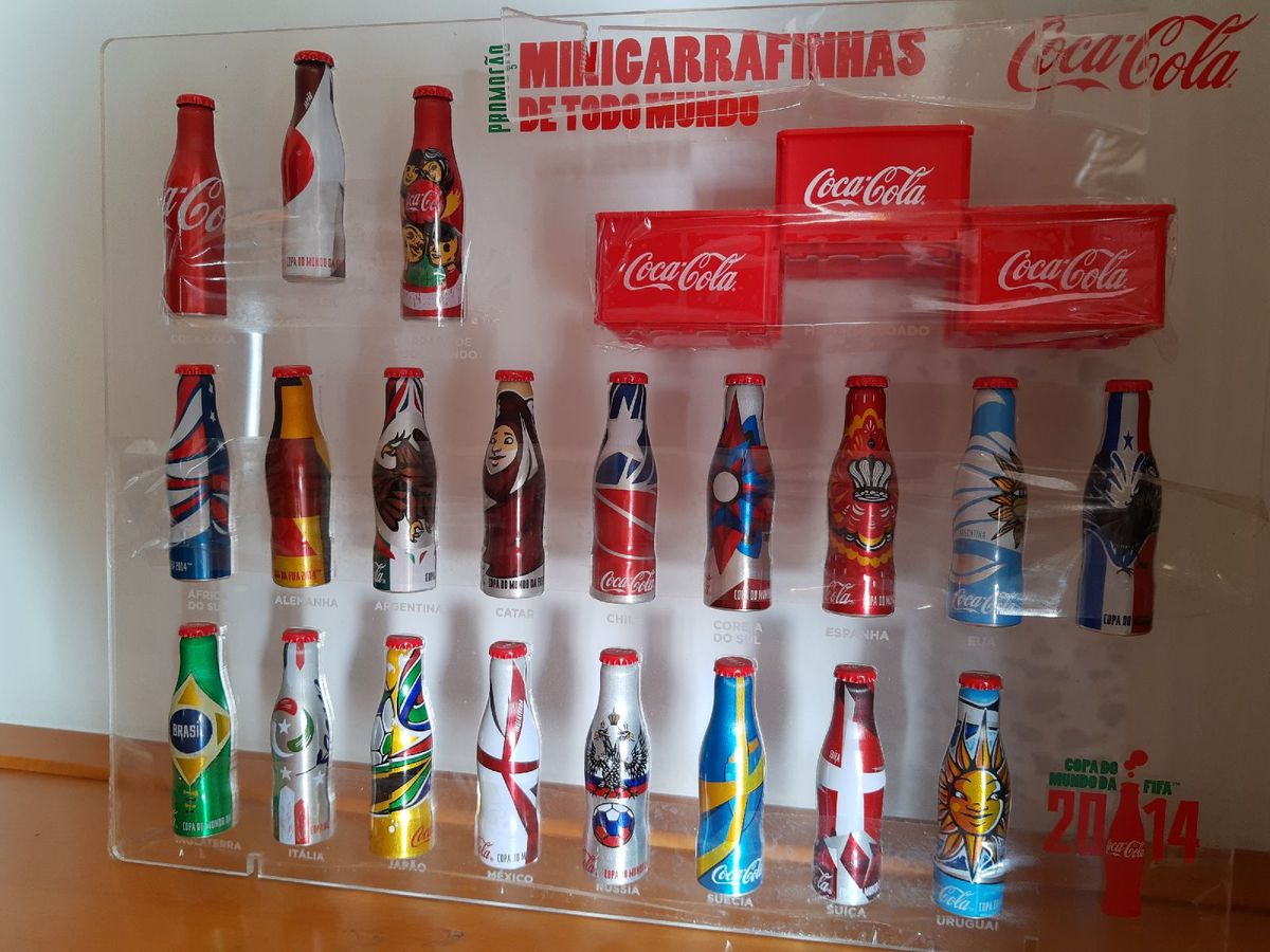Coleção Garrafinhas Coca Cola Copa 2014