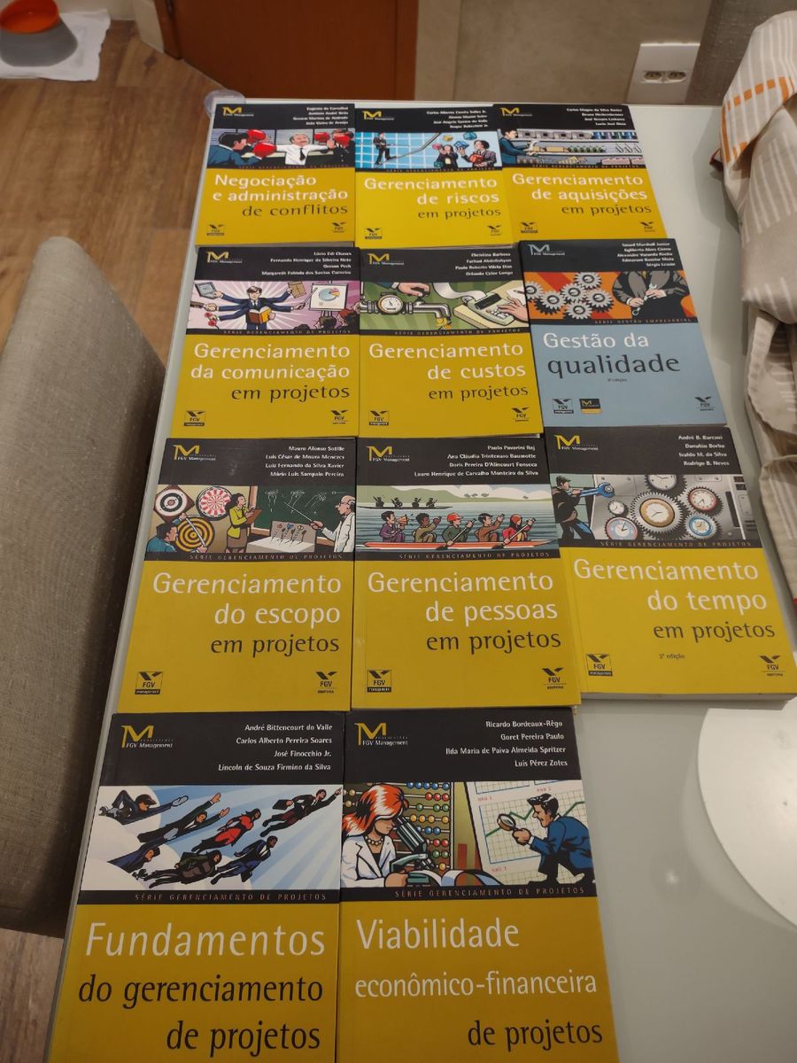 Coleção Gestão de Projetos Fgv - 11 Livros | Livro Usado 84922639 | enjoei