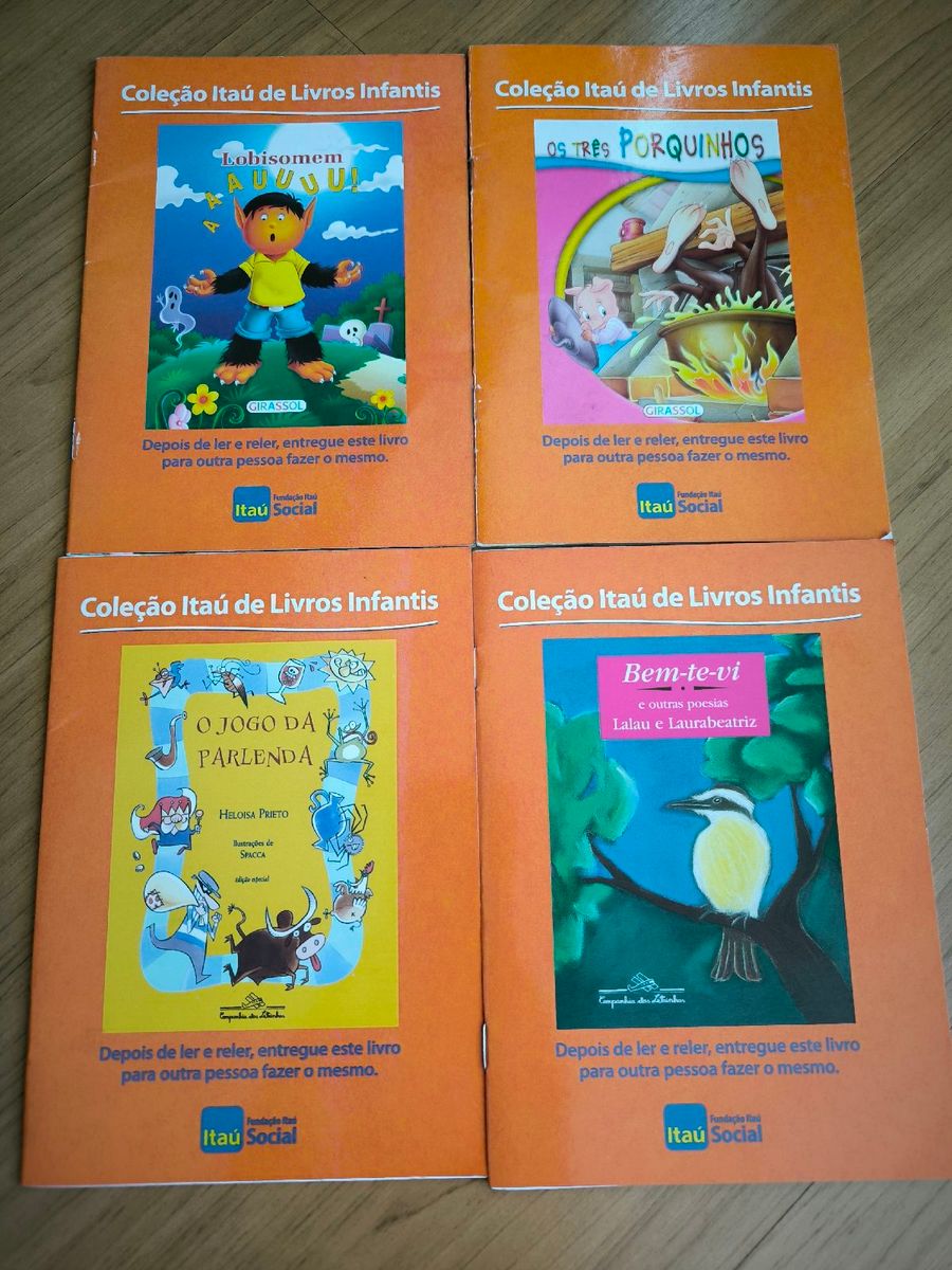 Coleção Itaú de Livros Infantis | Livro Fundação Itaú Social Usado ...