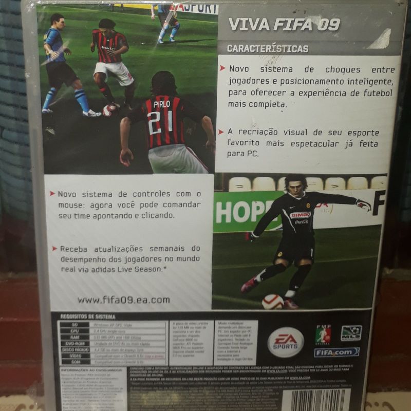 Jogo Pc Cd Rum Fifa 07 Sports  Jogo de Videogame Jogo Usado