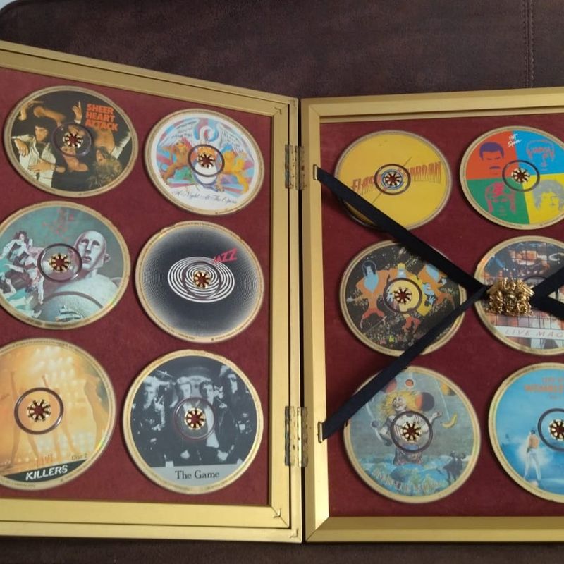 Coleção Limitada Queen 20 Cds Metalização em Ouro - Raridade