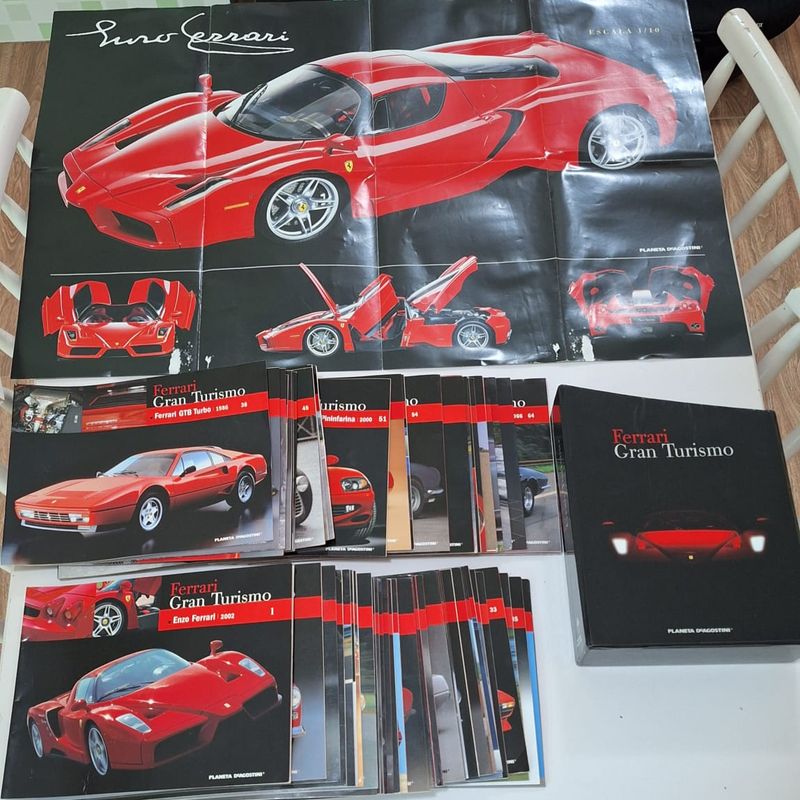DeAGOSTINI The Ferrari Granturismo フェラーリ Coleção Livros Ferrari Gran Turismo | Planeta Deagostini Usado