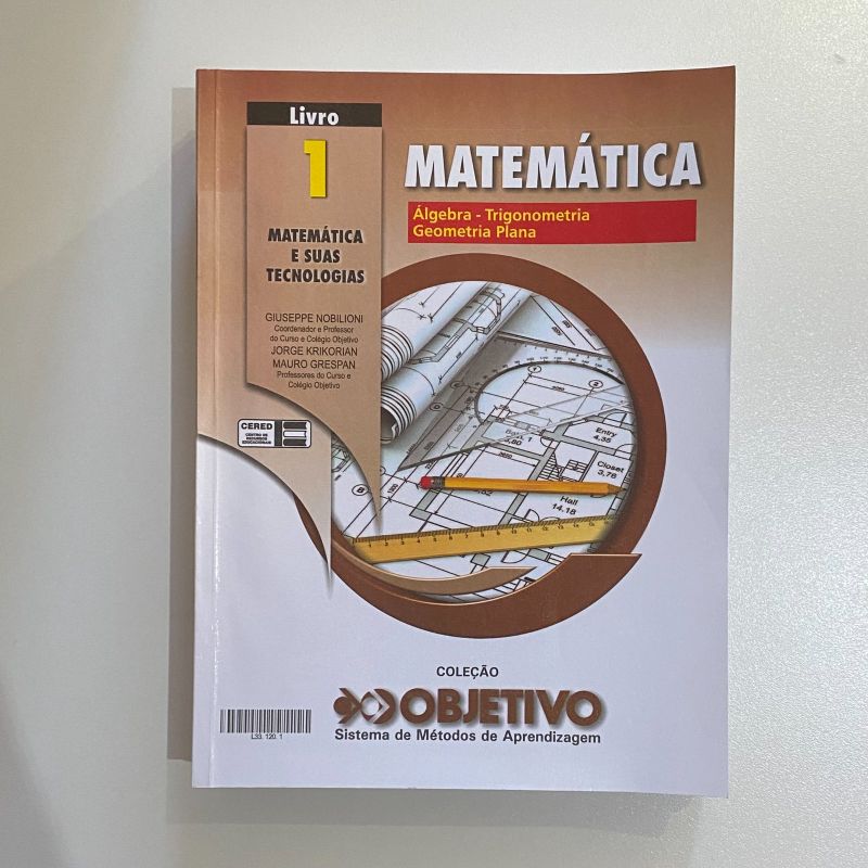 Coleção Livros Objetivo Matemática (pré-vestibular) | Livro Objetivo Usado  76405698 | enjoei