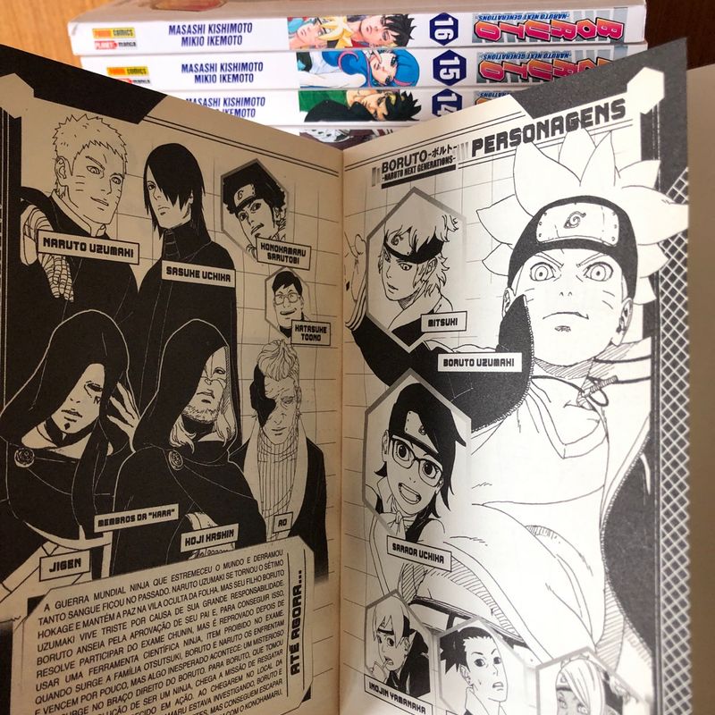 Mangás Boruto - Naruto Next Generations: Vol 2 e 3, Livro Panini Comics  Usado 89311640