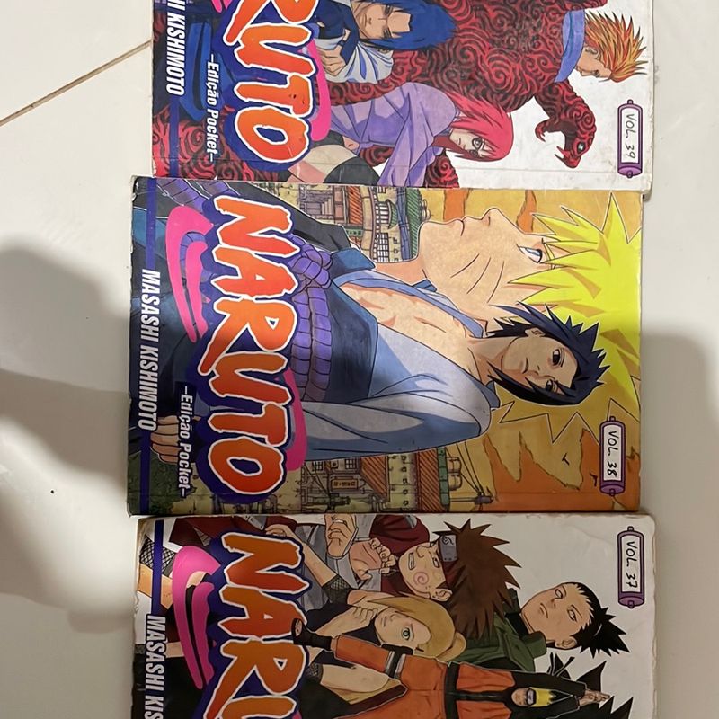 Mangá Naruto em Português Volume 39 Edição Pocket