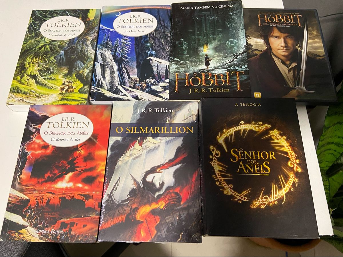 Coleção O Senhor Dos Anéis e Hobbit | Livro Martins Fontes Usado ...