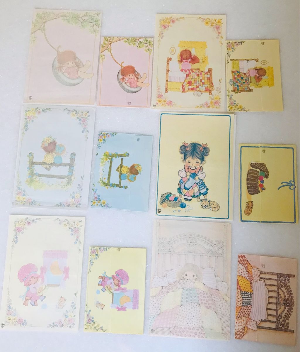 Coleção Papel De Carta Anos 80 4 Item De Papelaria Nunca Usado