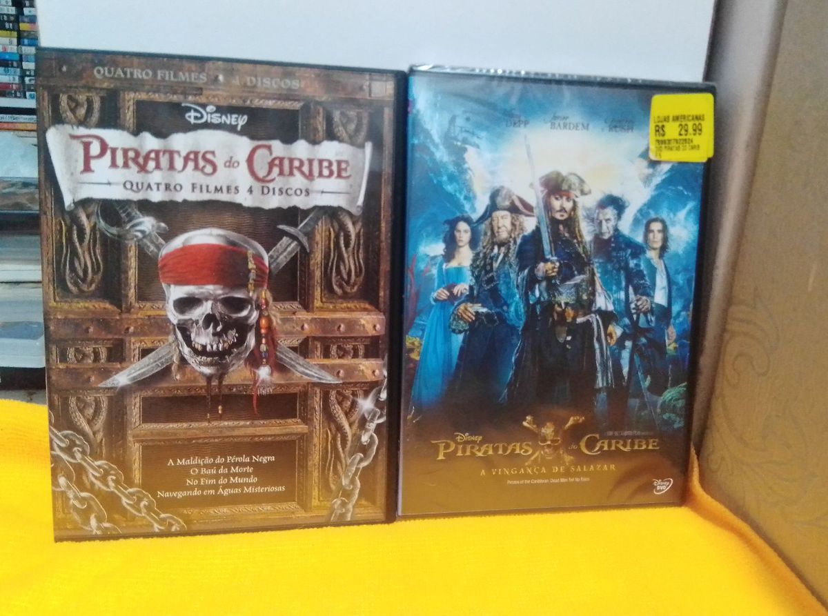 Coleção Piratas Do Caribe Completa Original Filme E Série Dvd Usado 68548802 Enjoei 4990