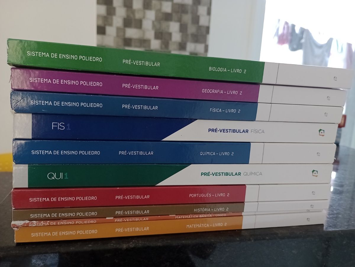 Coleção Poliedro Pré Vestibular | Livro Poliedro Usado 98678201 | enjoei