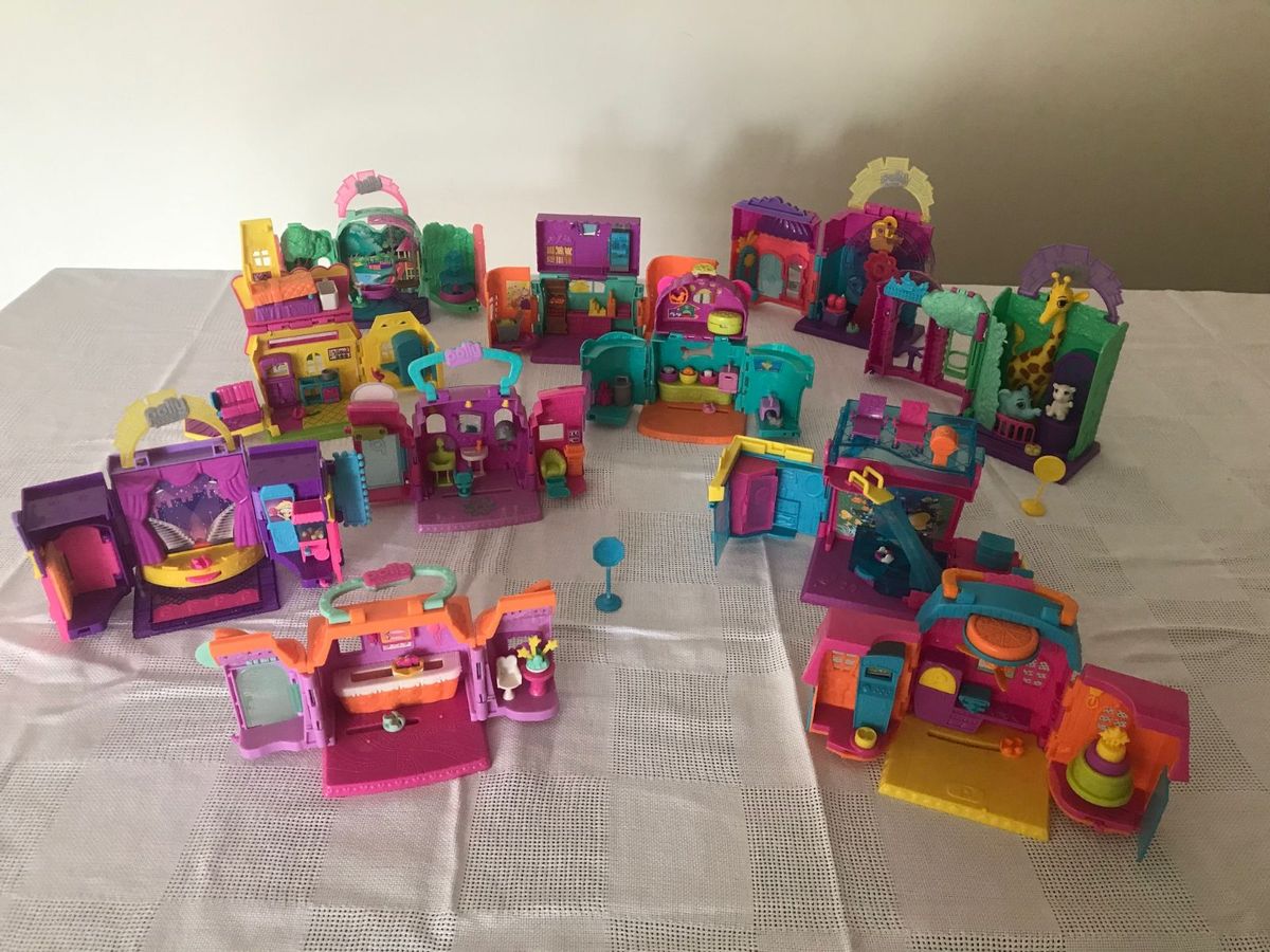 Coleção Poly Pocket Cidade Completa | Brinquedo Polly Usado 33317984 ...