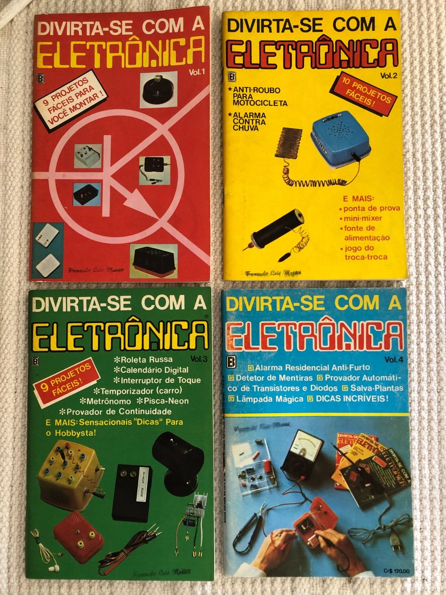 Cole O Revistas Divirta Se Com A Eletr Nica Vol Ao Livro Bartolo Fittipaldi Usado