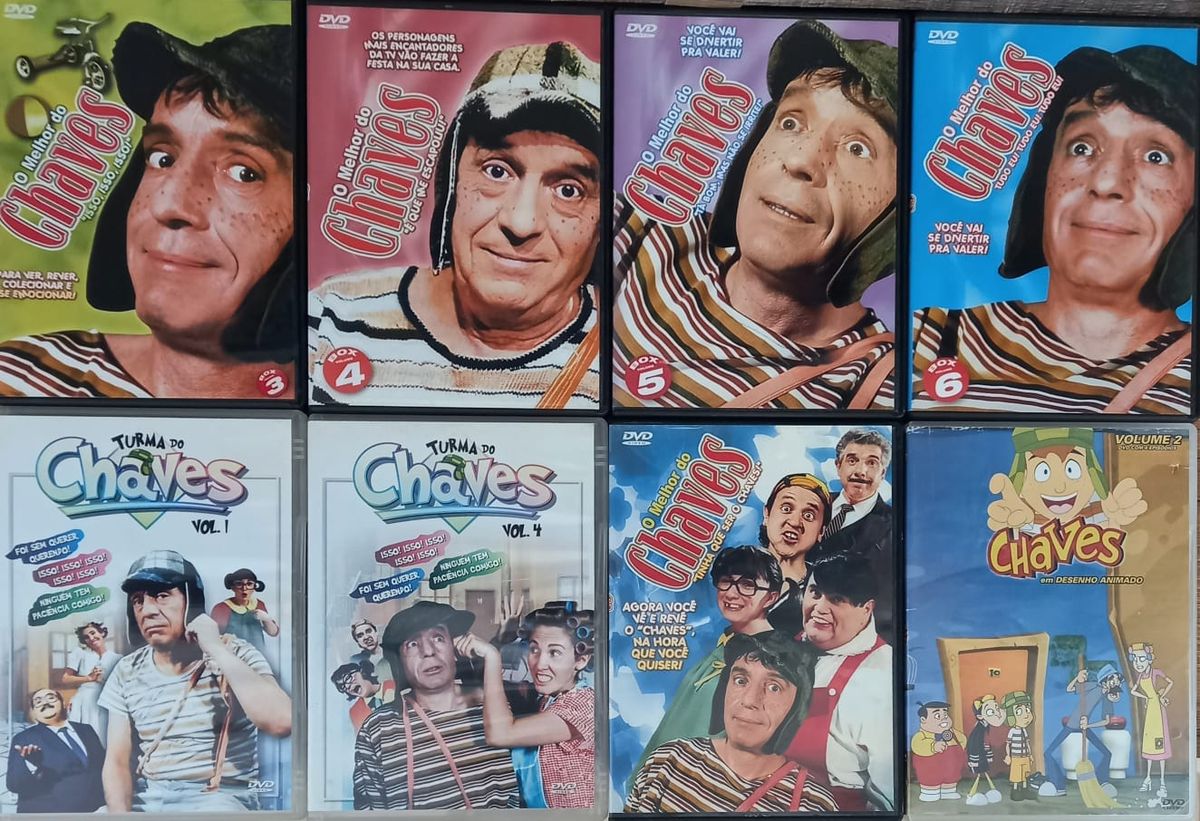 Menu DVD ) Chaves Em Desenho Animado: Volume 3 ( 4 Episódios ) 