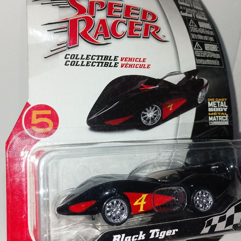 Coleção Speed Racer, Muito Raro, Carro Black Tiger, Colecionável