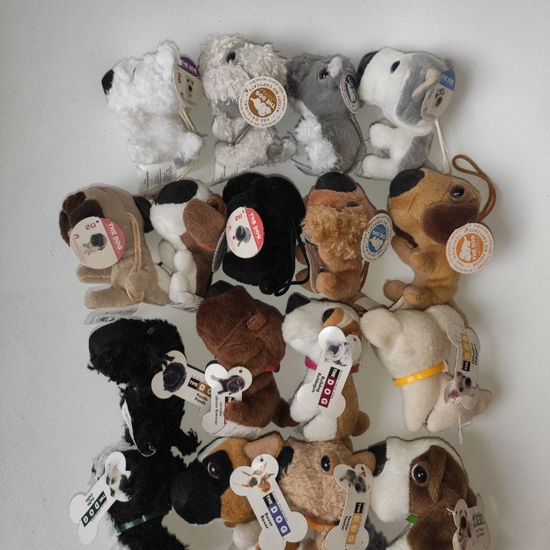 Coleção The Dog Mc Donald'S 17 Cachorros de Pelúcias The Dog The