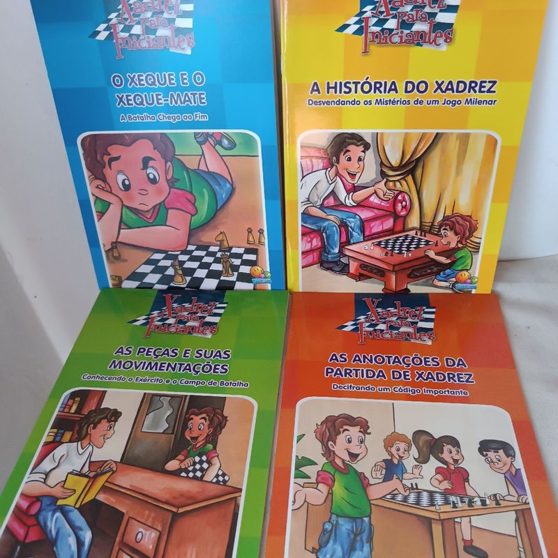 Coleção Xadrez para Iniciantes com 04 Volumes Ver Descrição, Livro Todo  Livro Usado 84370893