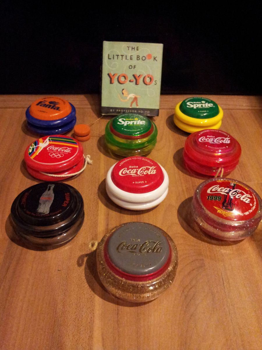 Coleção Yoyo Cocacola Produto Vintage e Retro Coca Cola Usado