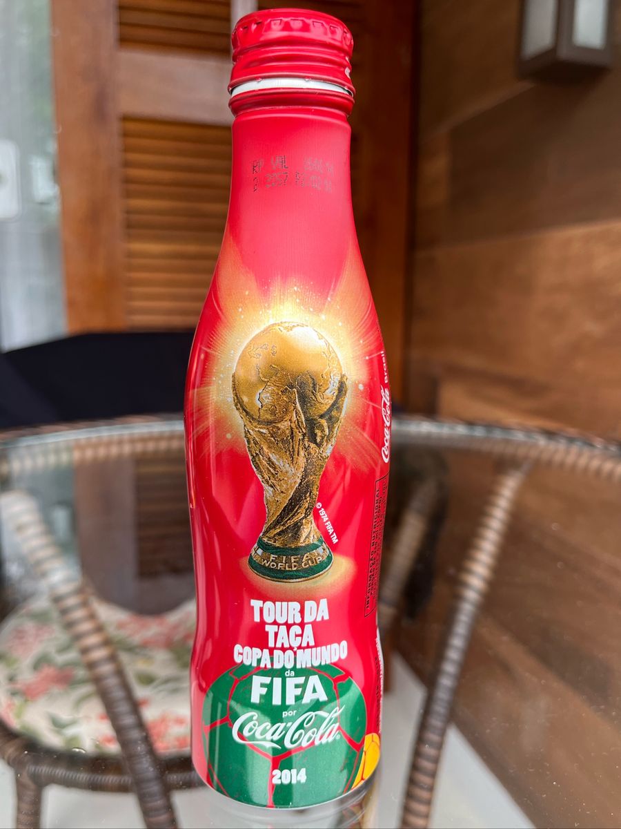 Colecionável Garrafinha Coca Cola 250ml Copa