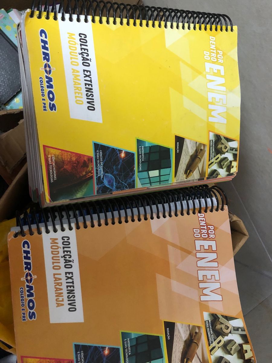 Coletânea de Livros Pré-enem Chromos 2023 | Livro Chromos Nunca Usado ...