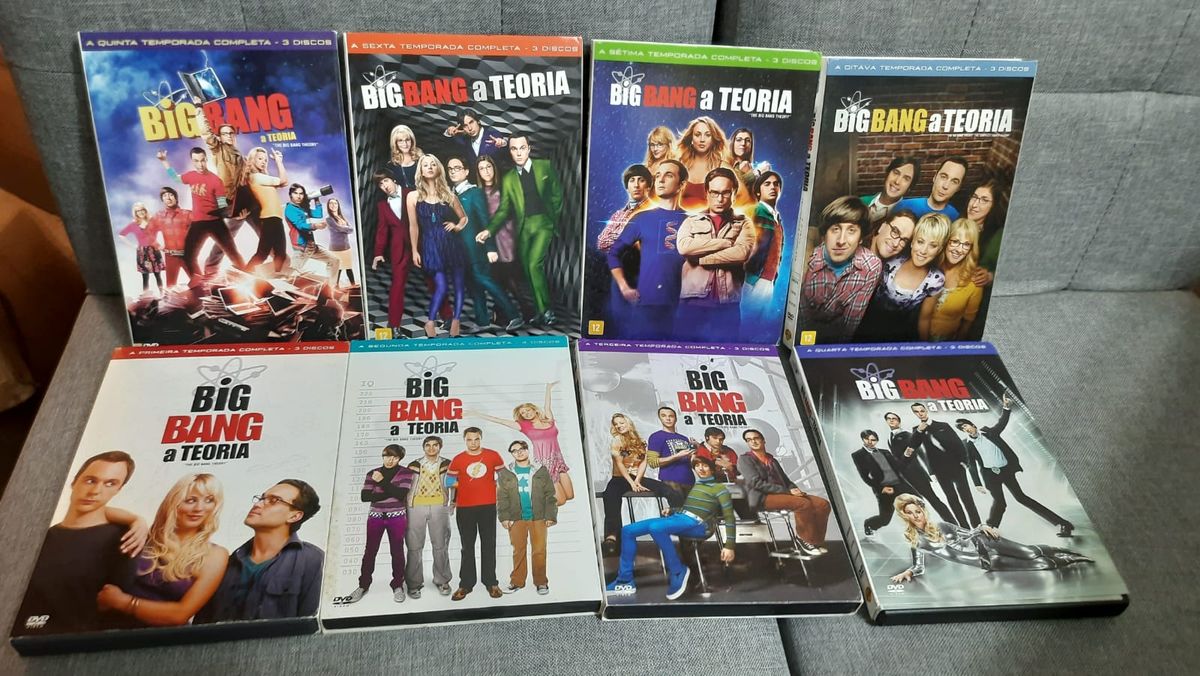 Coletânea Dvds The Big Bang Theory - 1° a 8ª Temporadas | Filme e Série ...