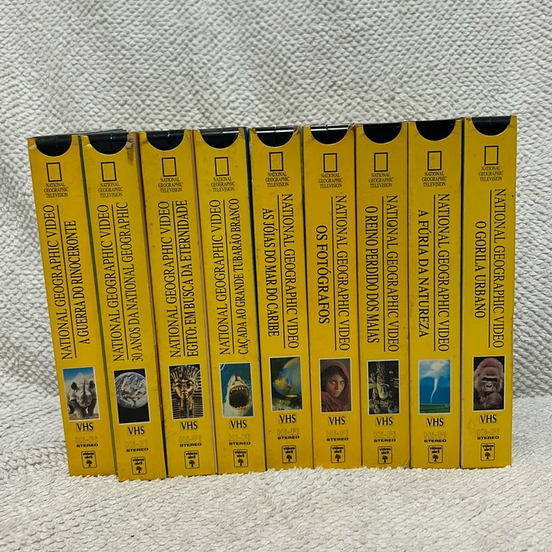 Coletânea em Vhs National Geographic | National Geographic Usado