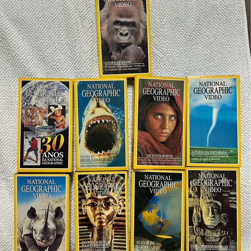 Coletânea em Vhs National Geographic | National Geographic Usado