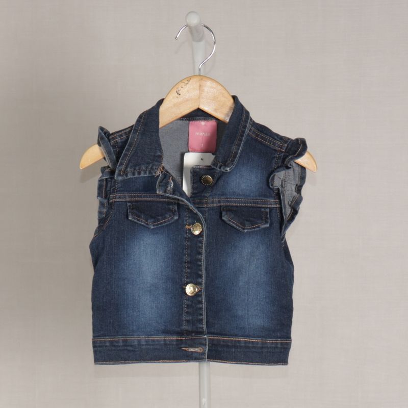 Colete jeans infantil sales marisa