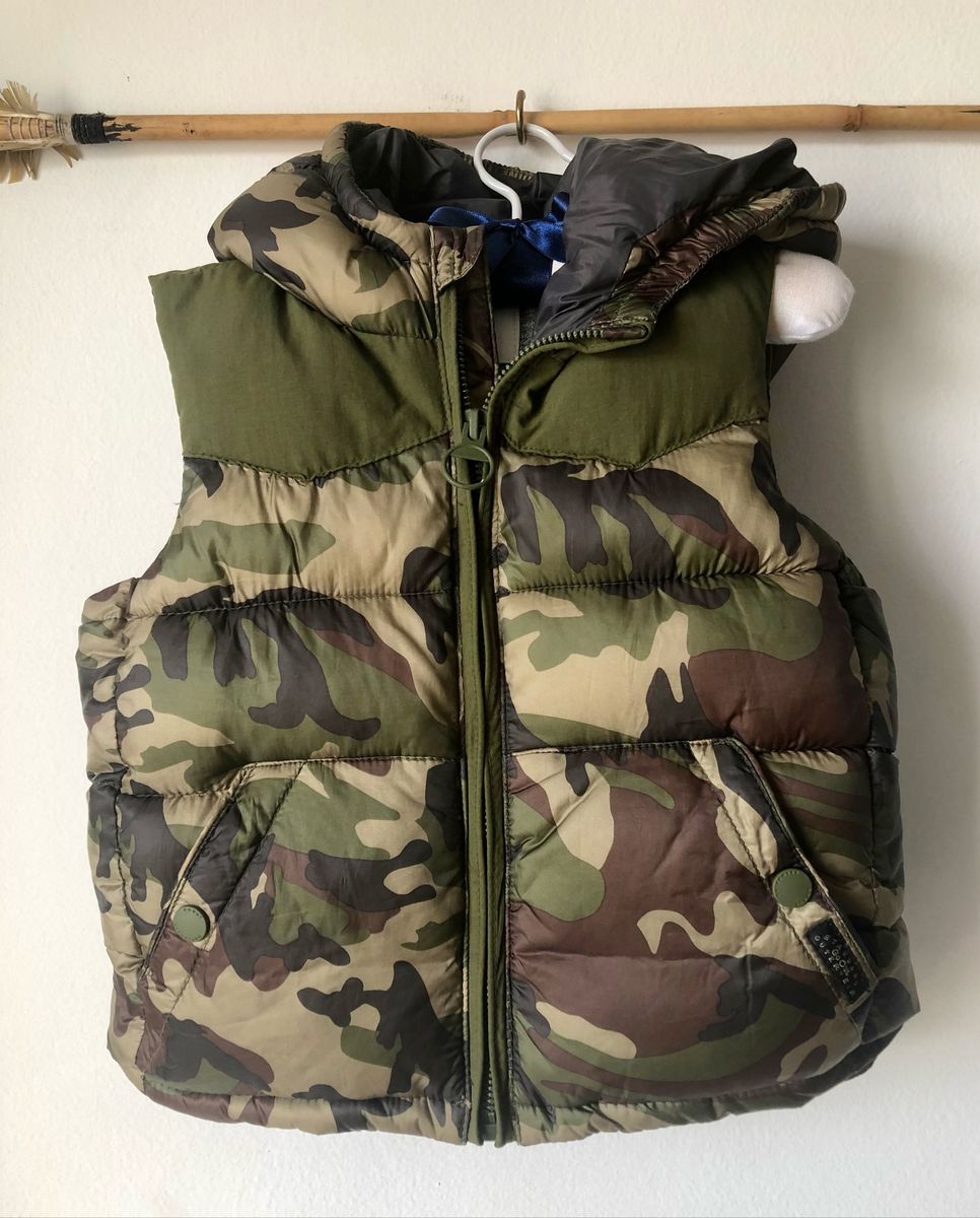 Colete Camuflado Quentinho Zara Baby Roupa Infantil Para Beb Zara Usado Enjoei