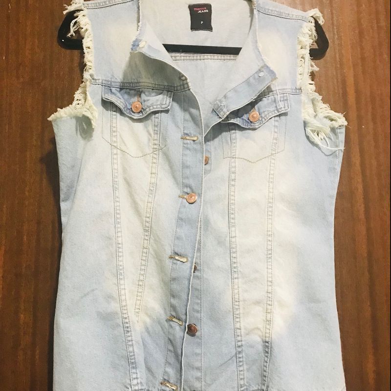 Colete Jeans Marisa Nunca Usado 89696311 enjoei