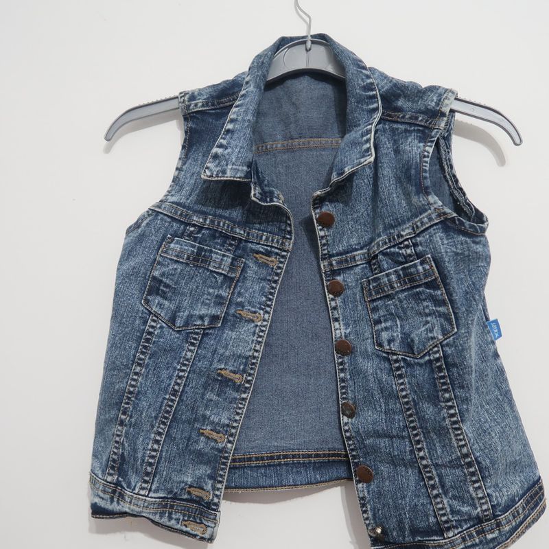 Colete jeans infantil store hering