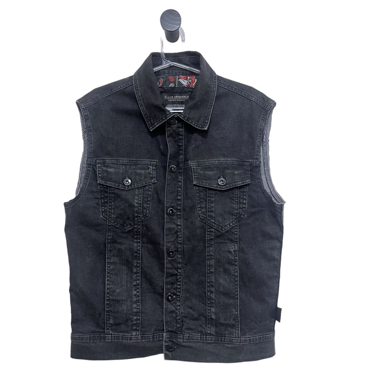 Colete Jeans Ellus Preto Jaqueta Vintage Bomber College Casaco Blusa  Masculina Casaco Masculino Ellus Usado 97286879 enjoei